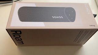 Small Speaker With Smarts, Sonos Roam Unboxing and Setup With VoiceOver