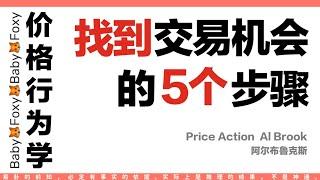 价格行为学|5步找到交易机会|Price Action Al Brooks|BTC|形态|K线