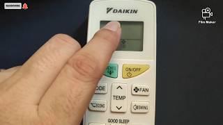 Daikin Ac Remote Control | Daikin Ac Remote Settings | Ac Remote Settings