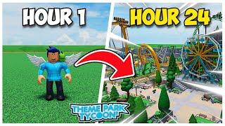 BUILD BATTLE in Theme Park Tycoon 2 for 24 HOURS *STRAIGHT*