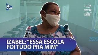 Zeladora se emociona ao revisitar escola em que viveu por 30 anos | Se Liga