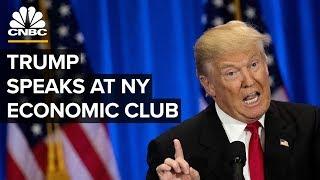 President Trump speaks at NY Economic Club amid US-China trade concerns – 11/12/2019