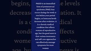 What Is Premenstrual Dysphoric Disorder? #shorts