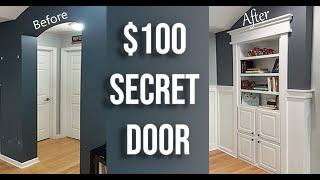 DIY Hidden Bookcase Door - Murphy door build