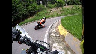 HUSQVARNA 701 VS SUZUKI GSX R1000 | RAW ENGINE SOUND| LEO VINCE EXHAUST