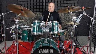 Yamaha Recording Custom RC9000 (1994) in Deep Aqua finish , Sound Check by Teddy Schifano