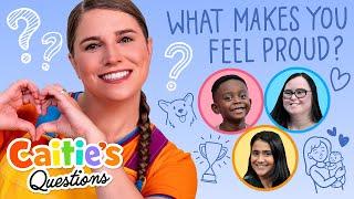 What Are You Proud Of? | Caitie's Questions | Kids Answer Questions About Gratitude!