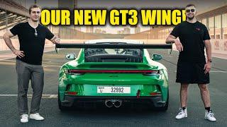 Last Minute R&D: Our New Porsche 992 GT3 Wing!