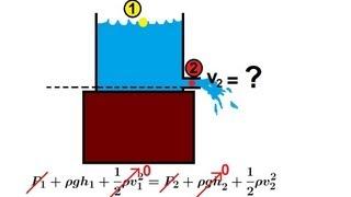 Physics 34  Fluid Dynamics (4 of 7) Bernoulli's Equation