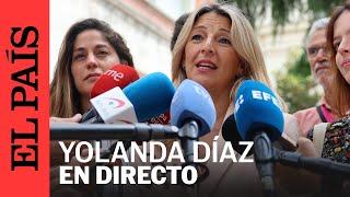 DIRECTO | Yolanda Díaz deja la dirección de SUMAR tras los malos resultados el 9J | EL PAÍS