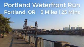 Portland Waterfront | Portland, OR | 3 miles | 25 mins | Virtual Run
