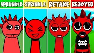 Incredibox Sprunki - Sprunked VS Sprinkle VS Retake VS Rejoyed (All Sounds) | Normal VS Horror