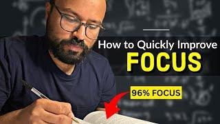 How To Quickly Improve Focus And Concentration (in Hindi)