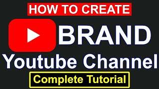 how to create a brand youtube channel on pc 2024 | Amir Tech Info