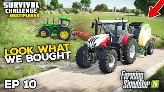 WOW! WE BOUGHT SO MUCH! | Farming Simulator 25 - Survival Challenge | Episode 10