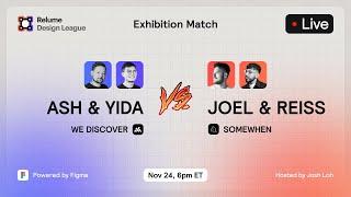 RDL Exhibition (2v2): We Discover vs Somewhen | Web Design Esports in Figma