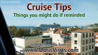 CRUISE - what to pack - more from Doris Visits
