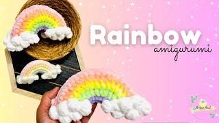 Rainbow Amigurumi | Crochet Rainbow | Rainbow with Clouds Squishy