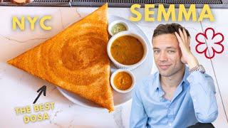 Eating Michelin Starred Dosas at Semma. The Best Indian Restaurant in NYC