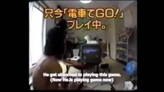 Nasubi wins a Playstation and plays "Densha de Go!"