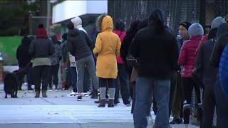 Election Day in NY: Voters line up at the polls in New York City