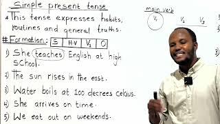 Simple present tense: (Luuqada English ka) CASHARKA 1aad.