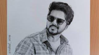 Master vijay pencil drawing                 #master #vijay #thalapathy