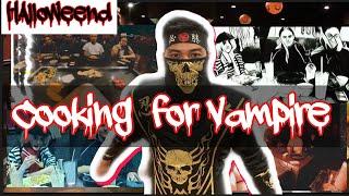 Cikiee‼️cooking for vampire || halloween day in america #cikiee