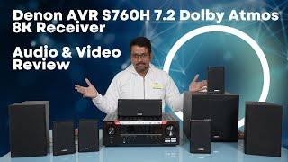 Denon AVR S760H 7 2 Dolby Atmos 8K Receiver Audio & Video Review️️ | Best Budget Dolby Atmos AVR