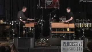 Maraca2 Percussion Duo Play Blue Motion (Stephen Whibley) - PASIC 2009