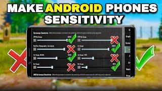 PUBG SENSITIVITY SETTINGS 2024 ANDROIDZERO RECOIL+CODE FOR ANDROID PHONES