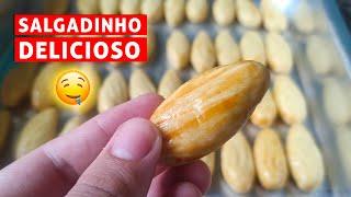 SÓ 3 INGREDIENTES SALGADINHO DE FESTA DELICIOSO MUITO SIMPLES E FÁCIL DE FAZER