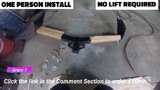 How to install a  Tow Hitch Receiver on a Dodge Ram Van - Trailer Hitch install