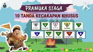 10 TANDA KECAKAPAN KHUSUS PRAMUKA SIAGA KELAS 3 SD || TEMA 8 SUBTEMA 2