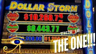 GOING BEZERK ON DOLLAR STORM Egyptian Jewels. LETS GET THAT SUPER GRAND JACKPOT THIS YEAR!