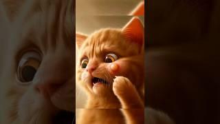 The ginger kitten has ACNE ?  #cat #cute #catlover #catshorts #ai  [GKYS WOLVES ]