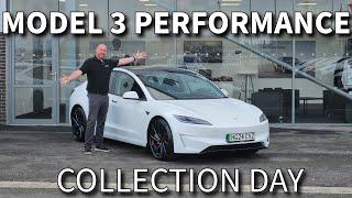 New Tesla Model 3 Performance arrives in the UK! Collection and first impressions…