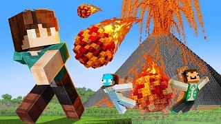 Surviving Minecraft's Most Deadly Natural Disasters...