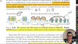 ESRGAN Paper Walkthrough