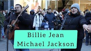 WOW HE IS SO INCREDIBLE | Michael Jackson - Billie Jean | Allie Sherlock & Fabulous Fabio cover