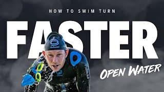 How to turn faster around a marker buoy in an open water swim or triathlon