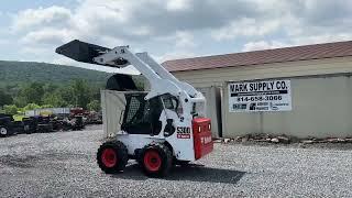 2008 Bobcat S300 539 Original Hours Cab Heat Air 2 Speed Joystick Radio Power Quick Attach !!!