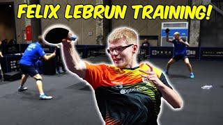 Felix Lebrun INSANE Table Tennis Training!