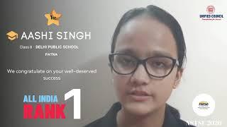 Asshi Singh   Class 8   Rank 1 NSTSE