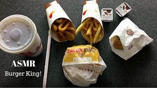 ASMR Eating Burger King~Ear To Ear~No Talking