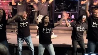 Filipino Christian International Church mens and women’s dance presentation