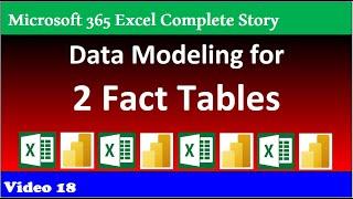 Solution for Two Fact Tables: Power Query or DAX formulas or Worksheet Formulas? 365 MECS Class 18