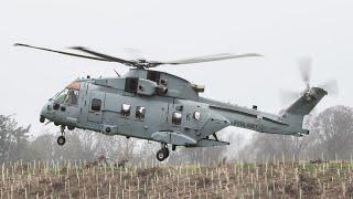 ROYAL MARINES | 42 COMMANDO | CHINOOK |  ROYAL NAVY MERLIN | PILOT RESCUE |