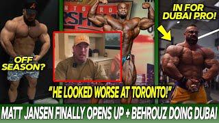 Matt Jansen FIRES SHOTS at Quinton Eriya! + Behrouz VS Neckzilla at Dubai Pro + Regan Grimes Update!