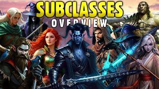 Baldur's Gate 3 - An Overview of ALL 12 New Subclasses | CHOOSE NOW ️‍